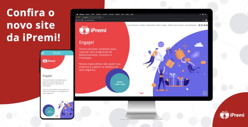 Confira o novo site da iPremi!